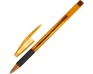 Ручка шариковая одноразовая BIC Orange grip fine черная (толщина линии 0.3 мм)