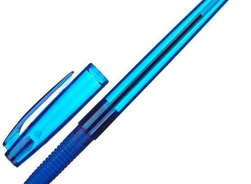 Ручка шариковая Pilot Super Grip BPS-GG-M-L синяя (толщина линии 0.27 мм)