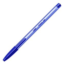 Ручка шариковая одноразовая Bic Cristal Soft синяя (толщина линии 0.35 мм)