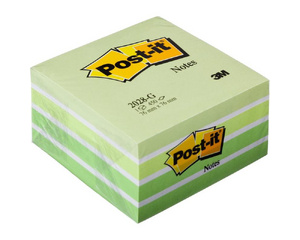 Стикеры Post-it Original 76x76 мм пастельные 5 цветов (1 блок, 450 листов)