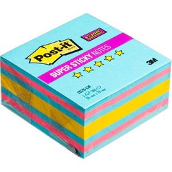 Стикеры Post-it Super Sticky Love is 76x76 мм неоновые 3 цвета (1 блок, 360 листов)