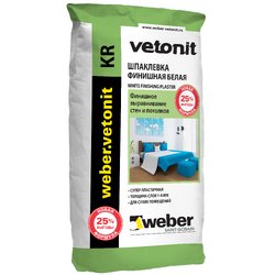 Шпаклёвка полимерная финишная Weber Vetonit KR, 20 кг