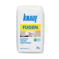 Шпаклёвка гипсовая Knauf Фуген, 10 кг