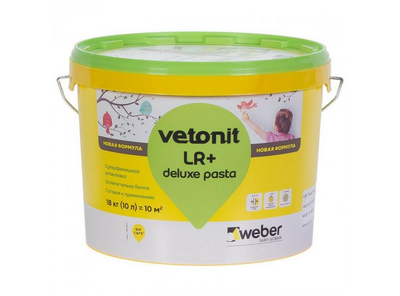 Шпаклёвка готовая Weber vetonit pasta 18 кг