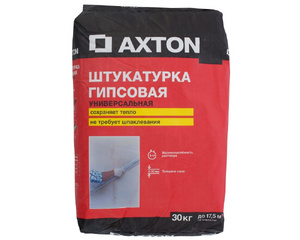 Штукатурка гипсовая Axton, 30 кг