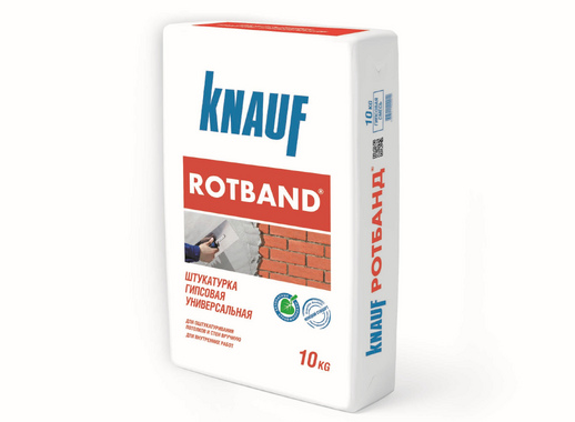 Штукатурка гипсовая Knauf Ротбанд, 10 кг