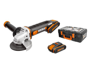 Аккумуляторная УШМ (болгарка) Worx WX800 115 мм 20 В Li-Ion 2x2 Ач