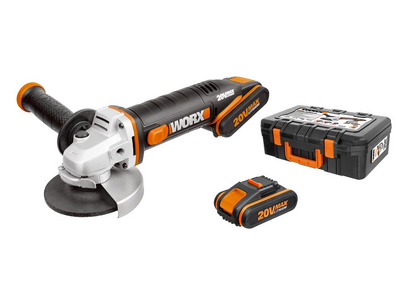 Аккумуляторная УШМ (болгарка) Worx WX800 115 мм 20 В Li-Ion 2x2 Ач