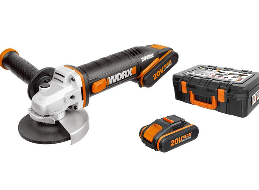 Аккумуляторная УШМ (болгарка) Worx WX800 115 мм 20 В Li-Ion 2x2 Ач