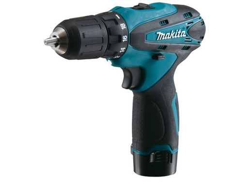 Аккумуляторная дрель-шуруповерт Makita DF330DWE 10.8 В Li-ion 10.8 В, 2x1.3 Ач