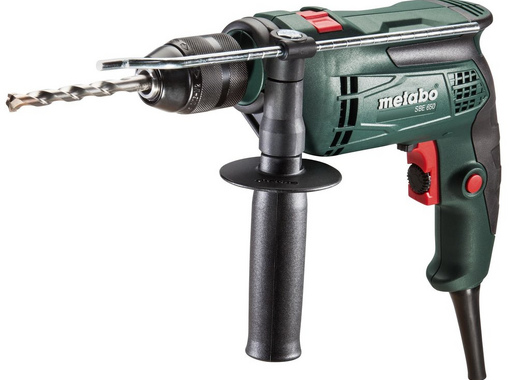 Дрель сетевая ударная Metabo SBE 650, 650 Вт