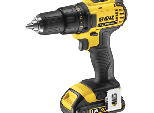 Дрель-шуруповерт аккумуляторная Dewalt DCD780C2 18 В Li-ion, 2х1.5 Ач