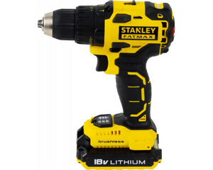 Бесщеточный шуруповерт аккумуляторный Stanley Fatmax FMC607D2 18 Вт Li-ion, 2х2 Ач