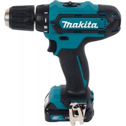 Аккумуляторная дрель-шуруповерт Makita DF331DWYL1 12В Li-ion, 2х1.5 Ач, с фонарём