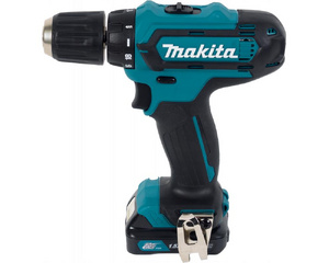 Аккумуляторная дрель-шуруповерт Makita DF331DWYL1 12В Li-ion, 2х1.5 Ач, с фонарём