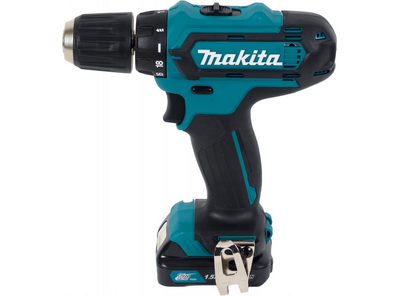 Аккумуляторная дрель-шуруповерт Makita DF331DWYL1 12В Li-ion, 2х1.5 Ач, с фонарём